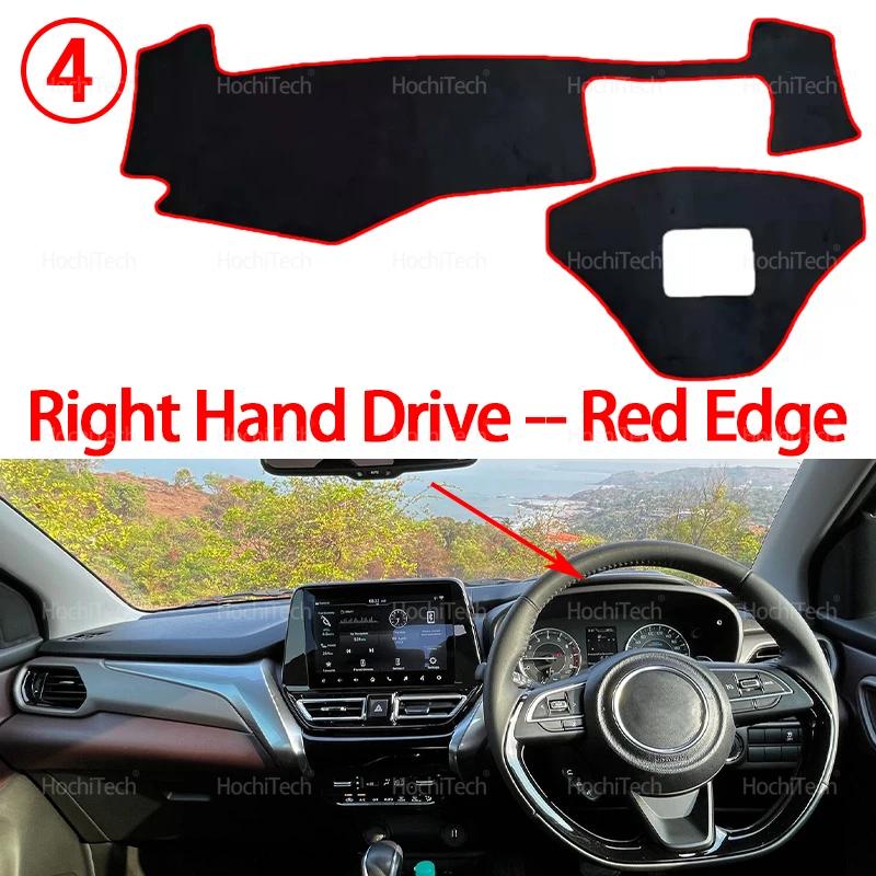 Car Dashboard Cover Anti-Slip Mat Protect Pad Sunshade Carpet Rug For Suzuki FRONX Starlet Cross WDB3S WEB3S 2023 2024-Present
