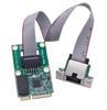 M2 RJ45 Network Adapter RTL8125BG Chip M.2 Gigabit Ethernet Network Card 2.5G/1000/100Mbps PCIE Bus Network Card