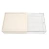 Transparent Material Storage Container Cream Color Desk Organizer Drawer Organizer  Home