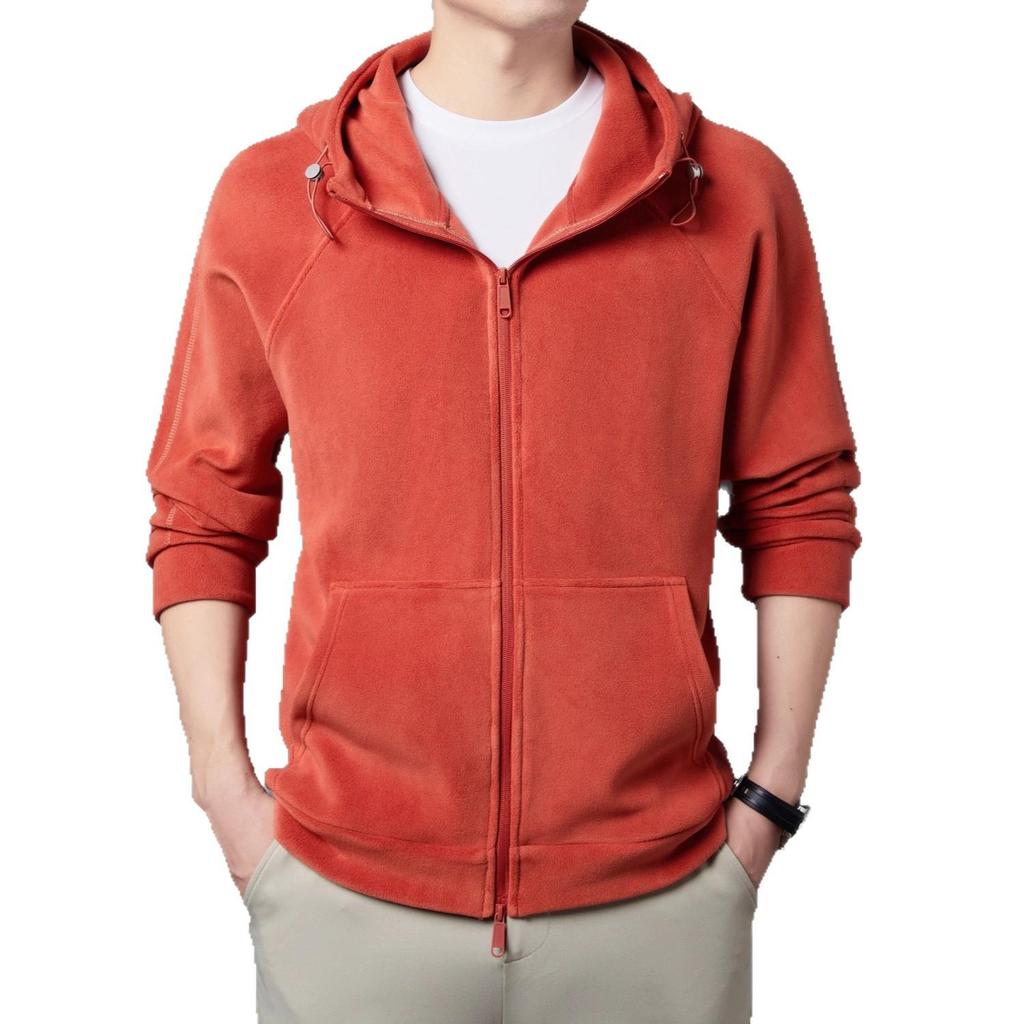 Men's Thick Fleece Hooded Jacket 2025 - Korean Style Winter Casual Fashion Hoodie