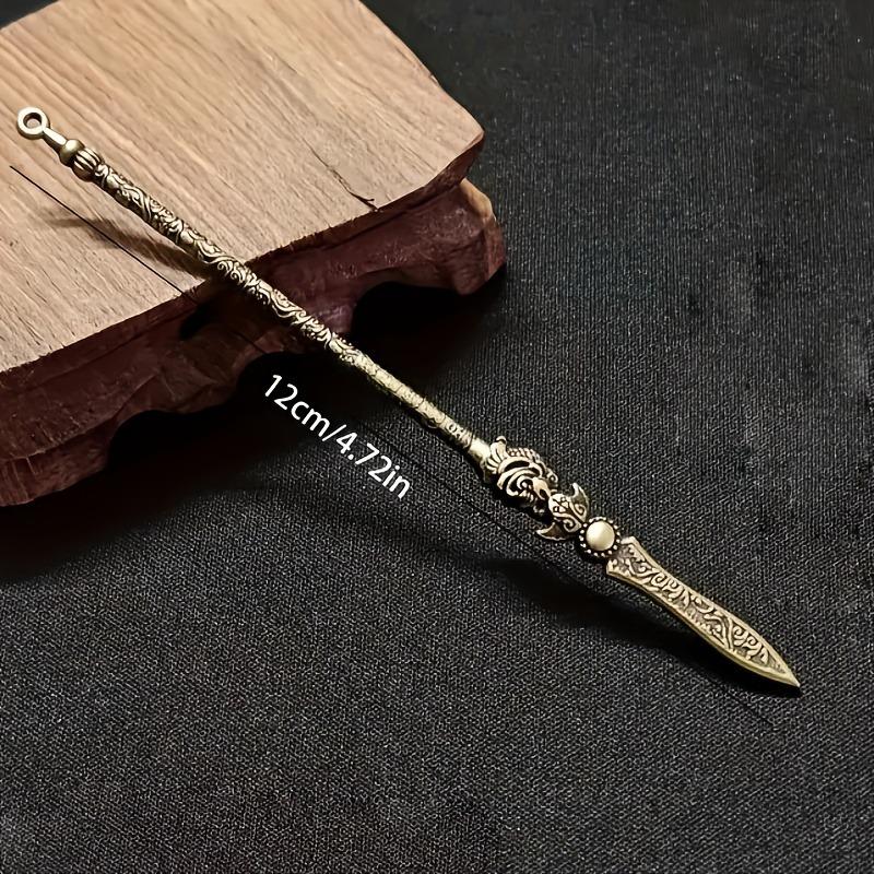 14pcs Ancient Mini Katana Fake Sword Model Decorations with Gift Box Anime Game Enthusiast Collectibles Gift Home Office Decor