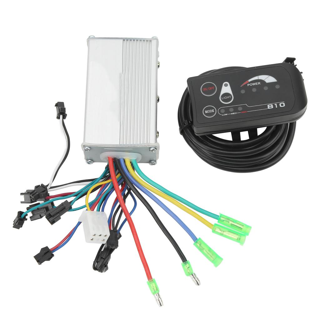 36V 250W 350W Electric Bike Brushless Motor Controller with 810LED Panel for Bike Retrofit