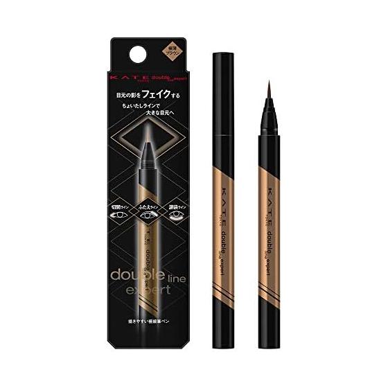 KATE Кейт Подводка для глаз Double Line Expert LB-1 Ультратонкая коричневая Одинарный товар 0,5 мл