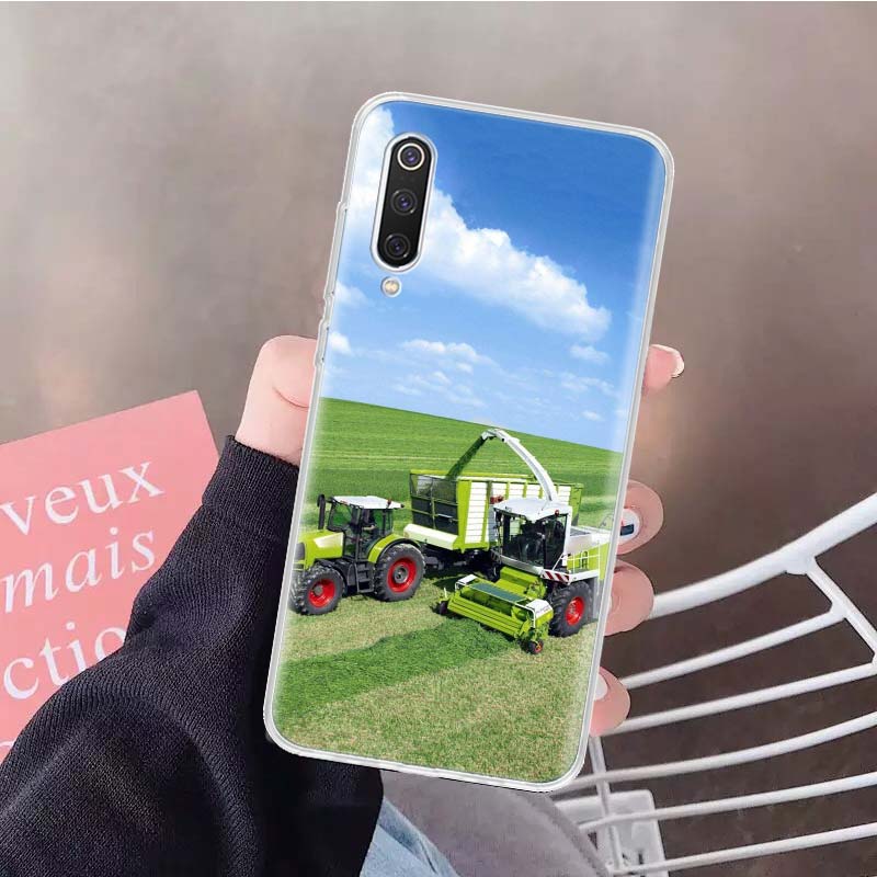 Farm Vehicle Tractor Soft Phone Case For Xiaomi Redmi Note 15 14 14S 13 12 Pro Plus 12S 11 11S 11E 10 10S 11T 5G Fundas Coque Re