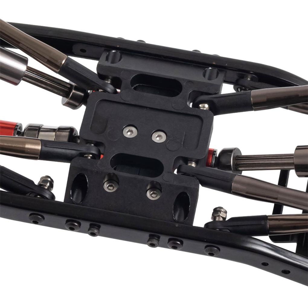 1/10 RC Car Aluminum Alloy Frame For 1/10 Axial SCX10 RC Car Accessories Replacement Part Strong Upgrade With Shock Absorption