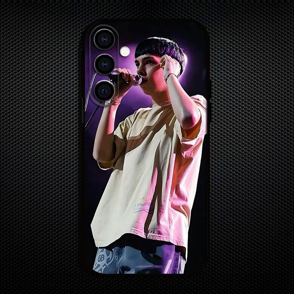 Singer M-Milo J Phone Case For Samsung Galaxy A13,A21s,A22,A31,A32,A52,A53,A71,A80,Soft Black Shell