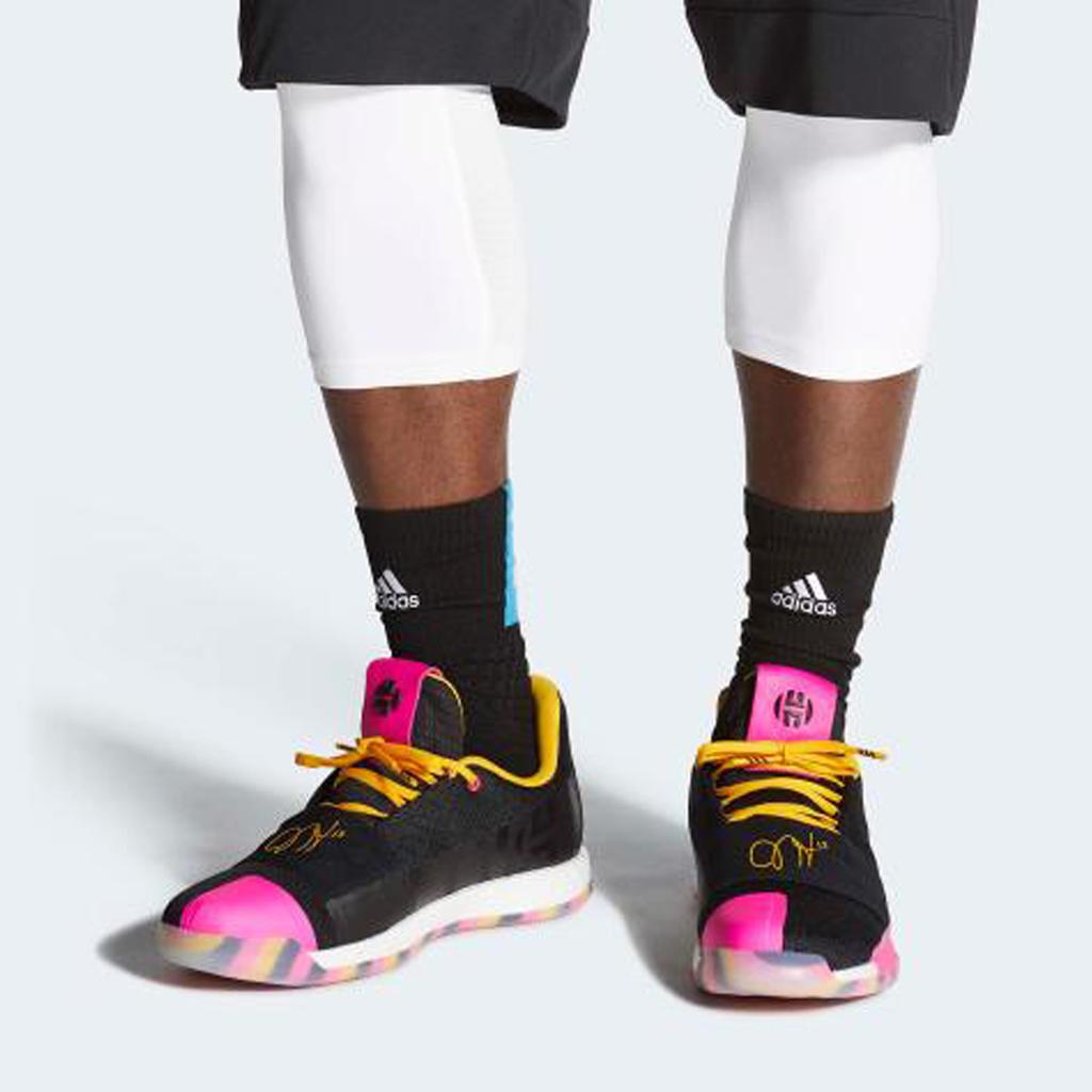 adidas Harden Vol. 3 'Black Shock Pink' Sneakers EG2416