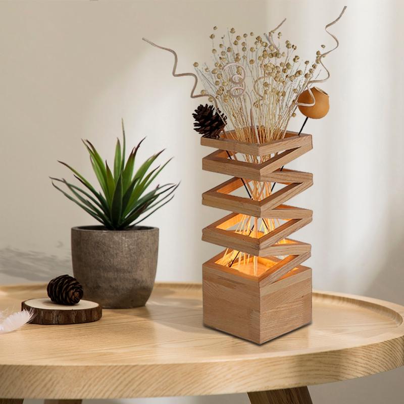 

Wood shade decorative lamp for table lamps flowers 3 color variable color r