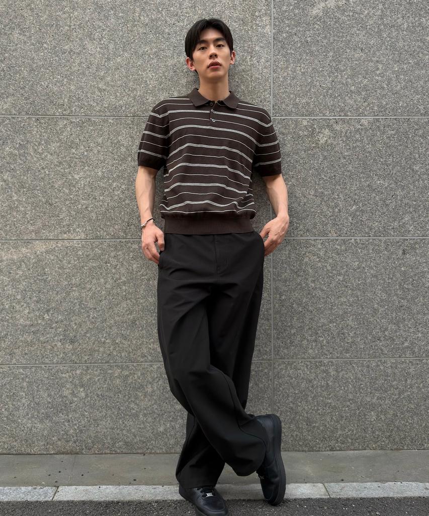 MINDBRIDGE Curved Semi-Wide Daily Pants - 4 Colors