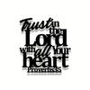 Metal Bible Verse Wall Art Proverbs 35 6 Inspirational Christian Home Decor