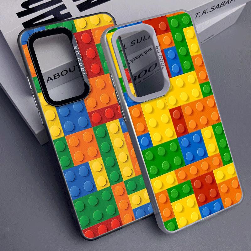 Fashion Building Blocks Pattern Shockproof Phone Case for Samsung A17 A16 A15 A14 A37 A57 A36 A56 A26 A35 A55 A25 A34 A54 A24 A1