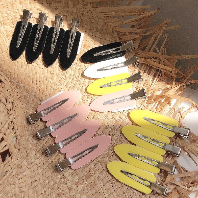 1/4/10pcs/set No Bend Seamless Hair Clips Side Bangs Barrette Makeup Washing Face Accessories Women Girls Styling Hairpins