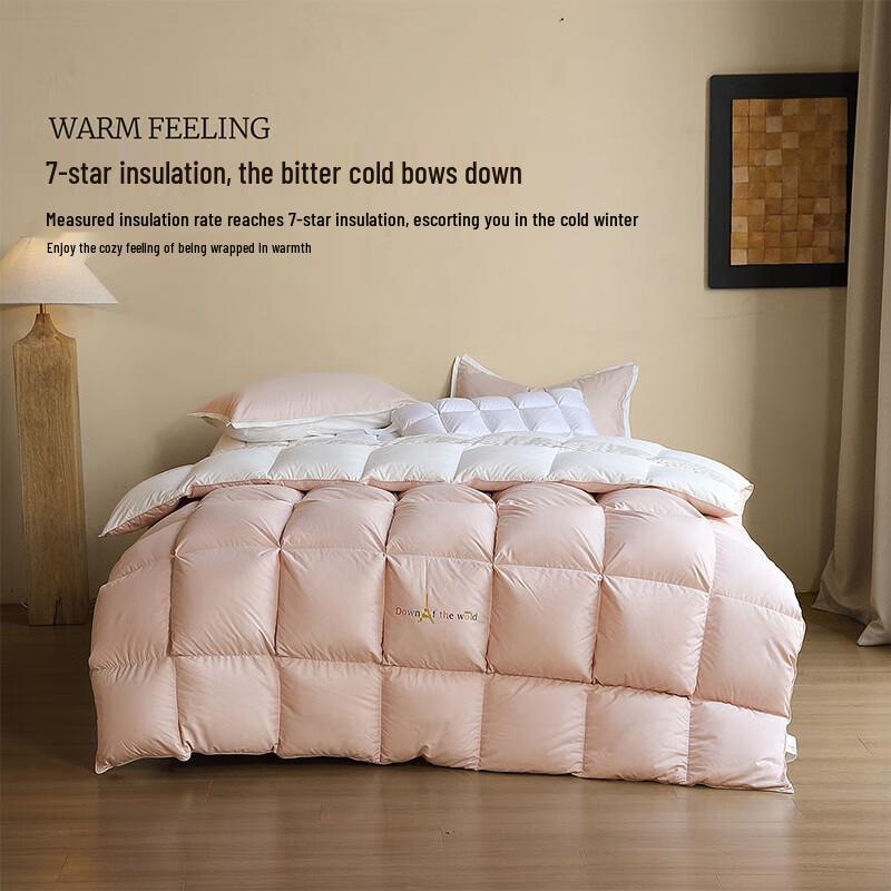 Mercury Home Textiles All-Season Thick White Duck Down Quilt