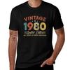 Vintage 1980 40 Years Of Being Awesome Tshirt Quick Dry Travel Tshirt