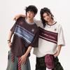 QOTRIOCK American Style Embroidered Patchwork T-Shirt