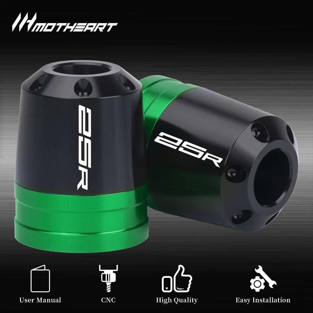 MotHeart Motocyklové koncovky řídítek pro Ninja ZX-25R 2021-2022 Chránič konců řídítek motocyklu Kolo