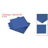 4 Stück 3/5/7/10mm Blaue EVA-Schaumstoffplatten Schwammschaum 10x10 Zoll Bastel-EVA-Platten DIY Handgefertigtes Modellbau-Material
