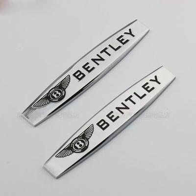 Adesivo Logo Metallo 3D per Auto Distintivo Sportivo VIP Decalcomania Accessori Auto per Nuova Bentley Flying Spur Continental GT Bentayga Mulsanne