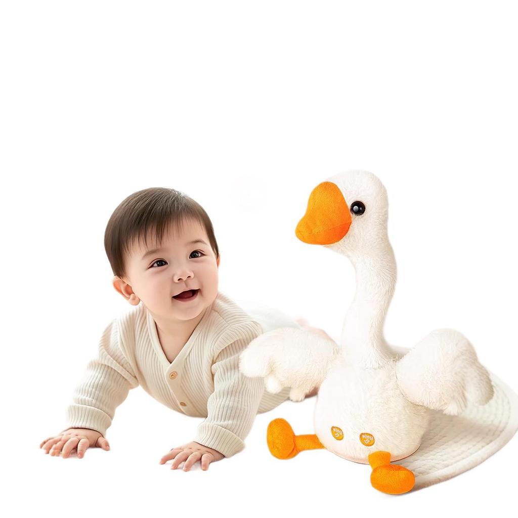Tanzendes & Sprechendes kleines gelbes Enten-Stofftier für den Valentinstag des Babys