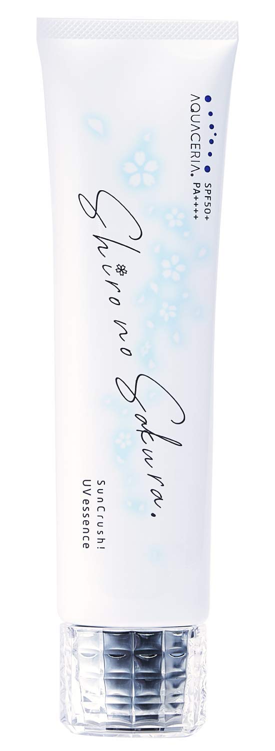 

Shironosakura. Sunscreen Blue Light Cut SPF50+ PA++++ Beauty UV Gel Fullerene Produced by Gichan. 60g Made in Japan