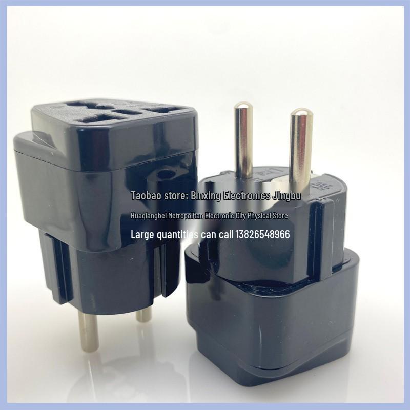 European Standard Travel Power Adapter Plug for German, French, Dutch, Korean, Polish Use (WD-9)