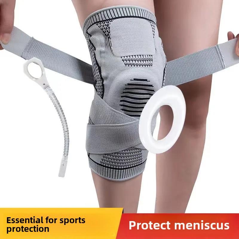 Hui Li Factory Direct Professional Sports Knee Pads Basketball Football Equipment Running Fitness Joint Protective Suit