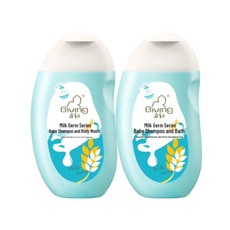 Qichu Baby Shampoo & Shower Gel, 320ml (2-Pack)