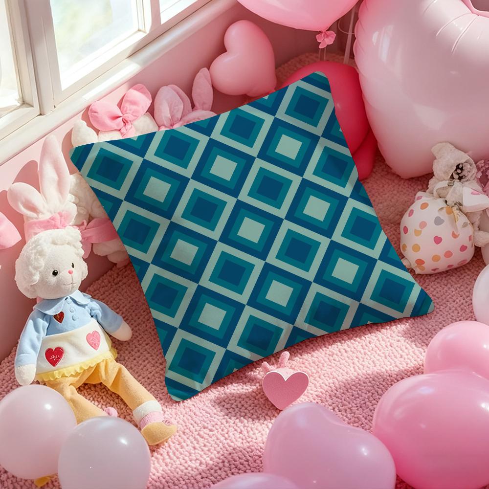 Modern color Mia style geometric pattern Cushion Pattern Printed Pillowcase for Living Room Sofa Cushion Cover & Bedroom Decor