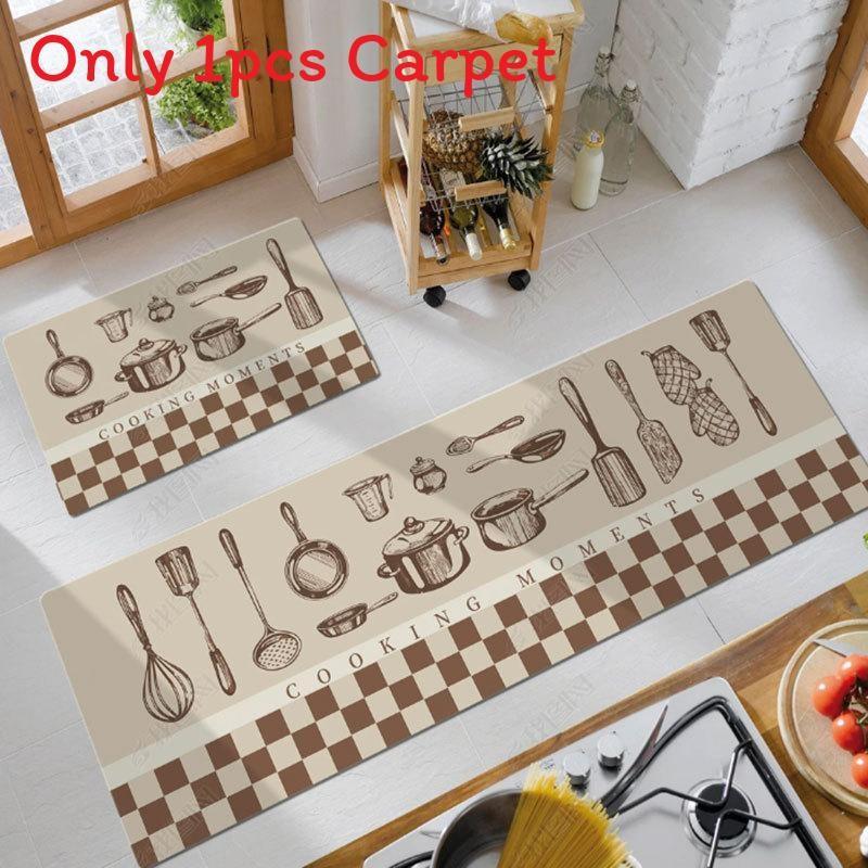 Pvc Long Rectangular Kitchen Floor Mat Waterproof Oilproof Nonslip For House Kitchen