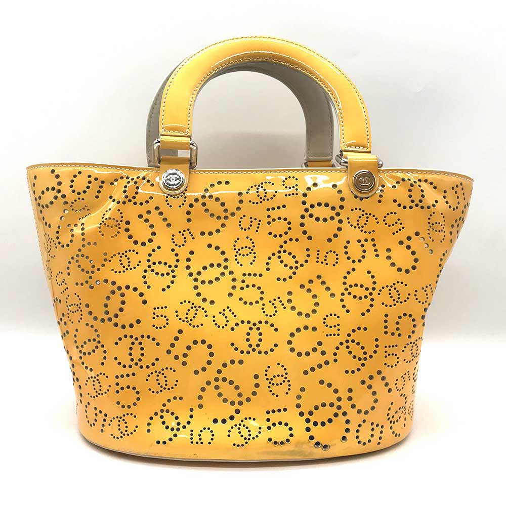 Used CHANELHandbag enamel unisex