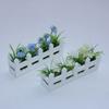Decor Garden Miniature Potted Plants 1:12 Scale Doll Plants Fake Daisy  Kids Toys