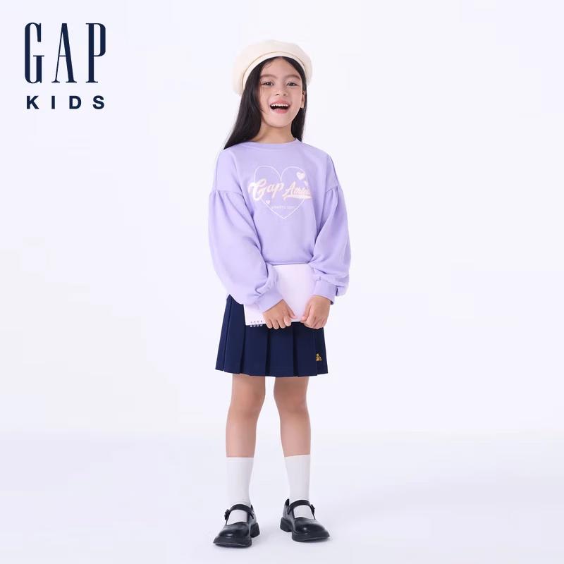 Gap Girls  French Terry Puff Sleeve Sweatshirt 130/64