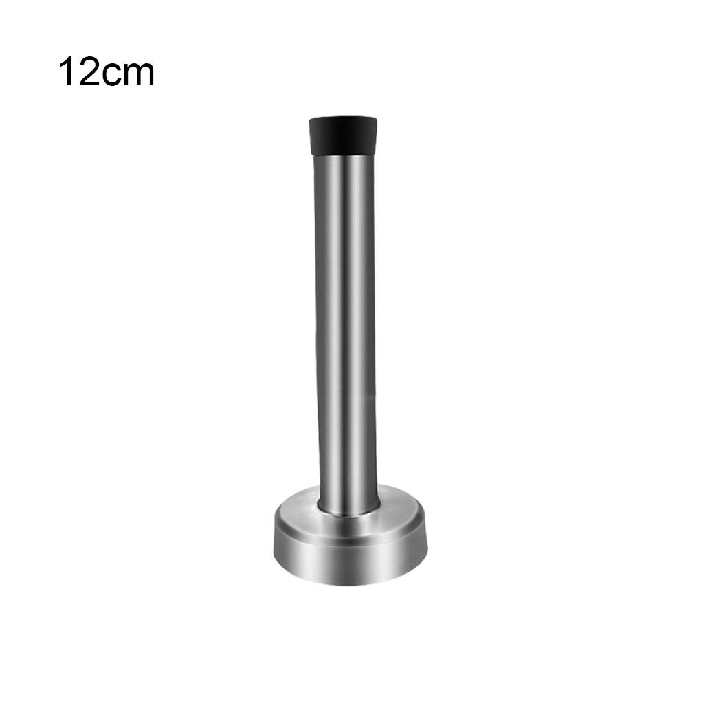 Silver Stainless Steel Door Stopper - Safe Reliable And Easy Installation Bathroom Door Stop Door Stops Holder