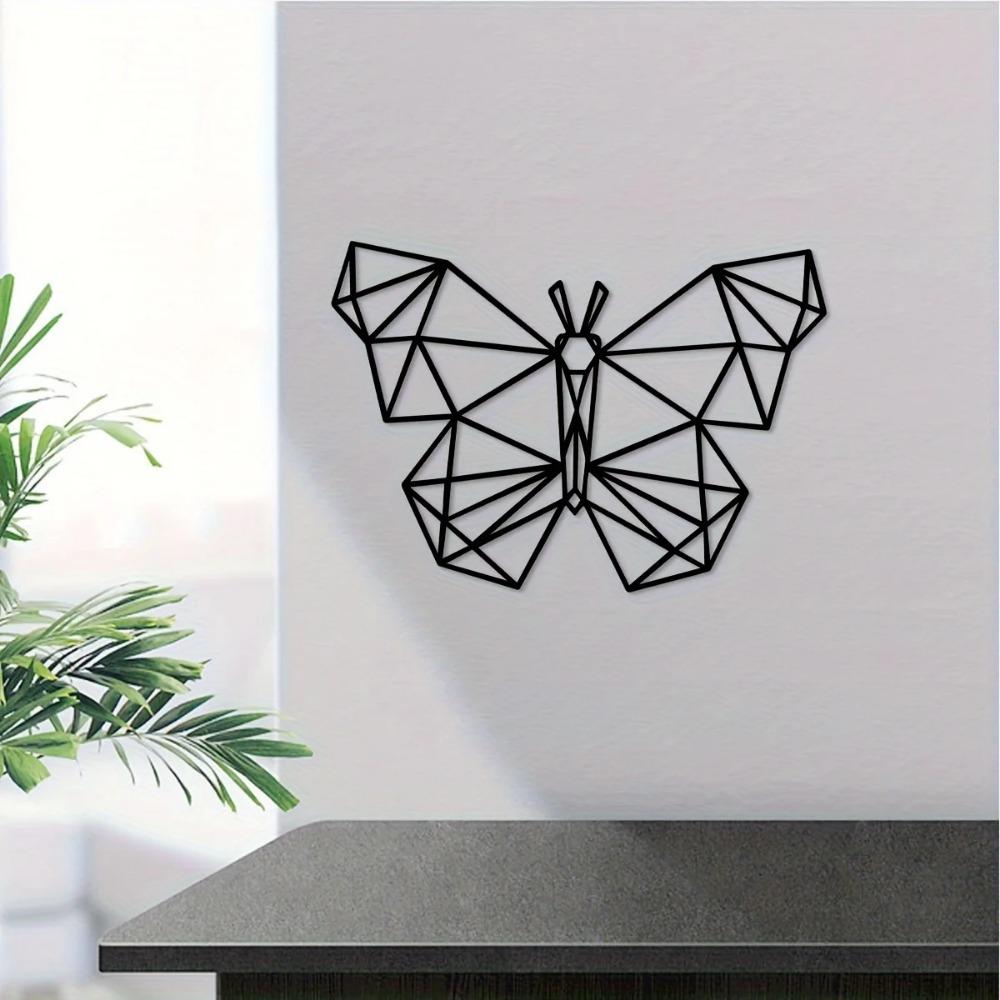 Creative Hollowed-Out Butterfly Iron Crafts - Stylish Décor for Living Room, Bedroom, Hallway, and Outdoor Wall Decoration