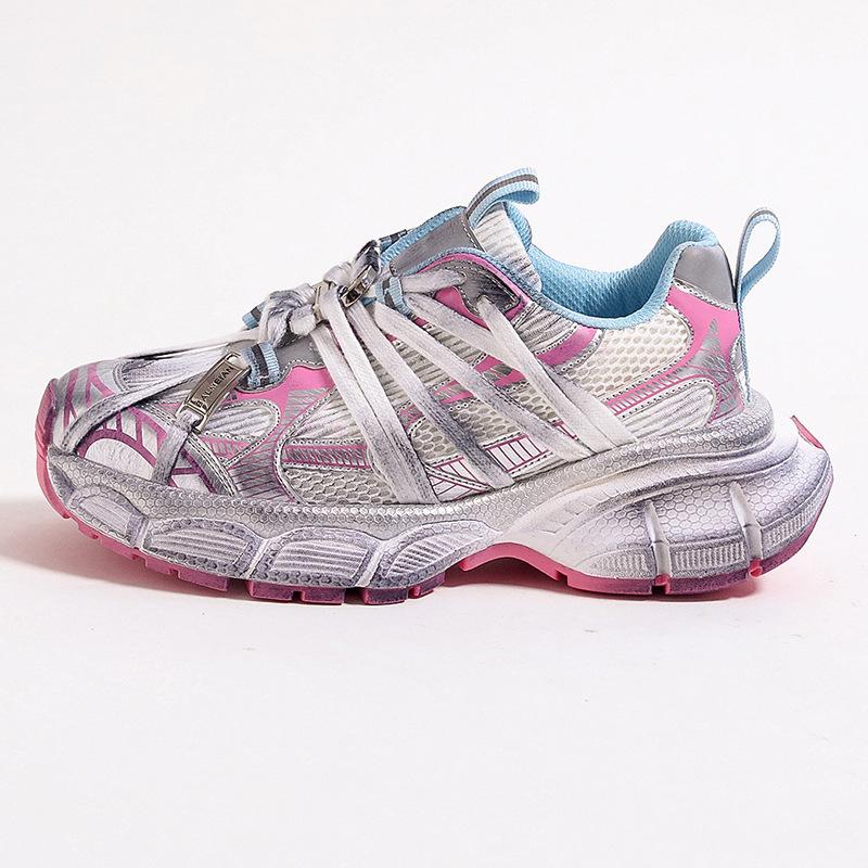 Ba's dad shoes ins super fire spider-man straps little flying tail dirty old retro sneakers platform women's shoes