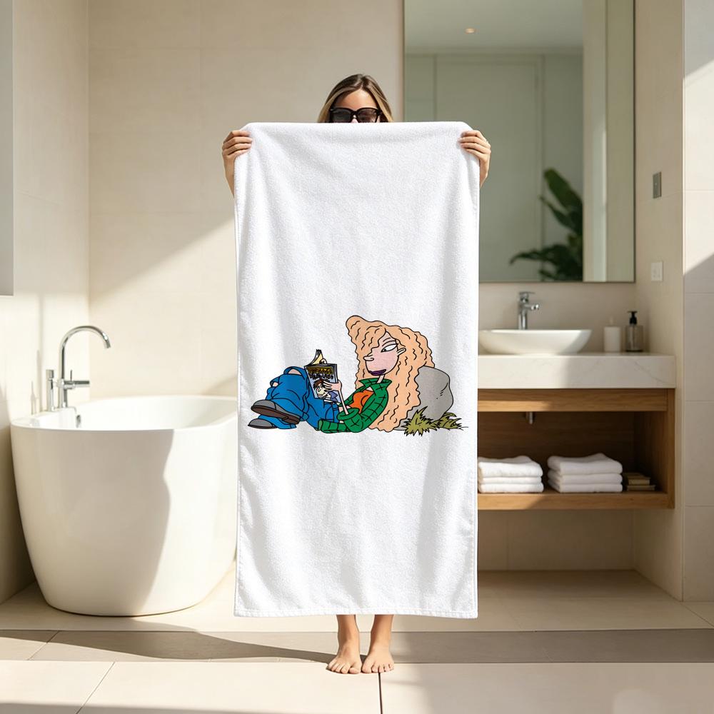 Adventure Cartoon R-Rugrats Towel Microfiber soft Beach Towel for Travel Fitness Sauna Bathing Camping