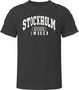 Stockholm Schweden Gegründet 1252 Retro College Urlaubs T-Shirt