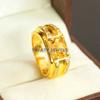 Citrine Oval Cut With 925 Sterling Silver Gold Plated Ring For Men's #A940 JL375669186279