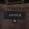 EPOCA Velour Double tailored jacket 38 Brown Women Used
