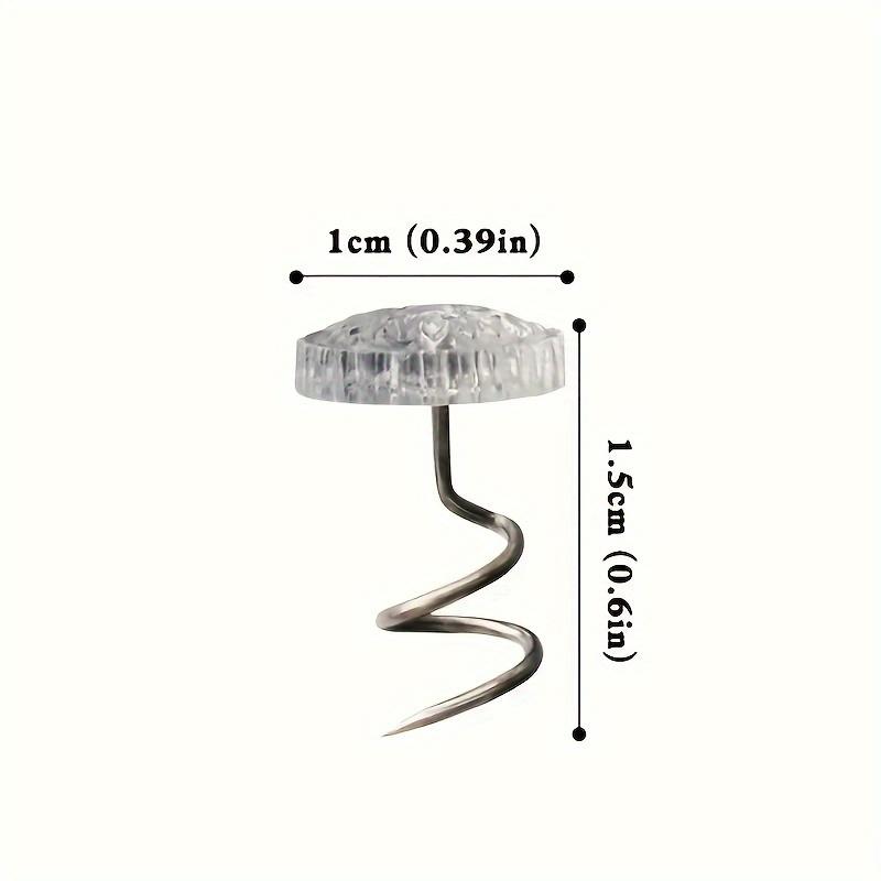 30Pcs Sheet quilt sofa cushion clip holder, transparent head, twist screw head for sofa sofa bed cover
