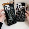 Reaper Skull Skeleton Gun Soft Phone Case for iPhone 15 16 17 Pro Max 17Air 16E 14 Plus 13 12 Mini Shockproof Cover Back Shell