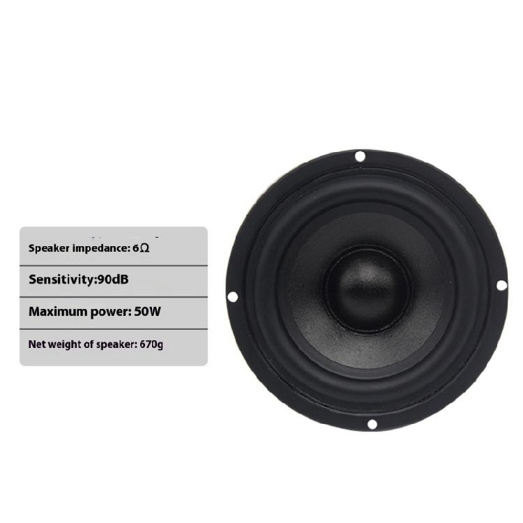 4inch Mids Bass Speaker Driver Composite Cones For Accurate Sound Reproduction Quick Transient Response Build
