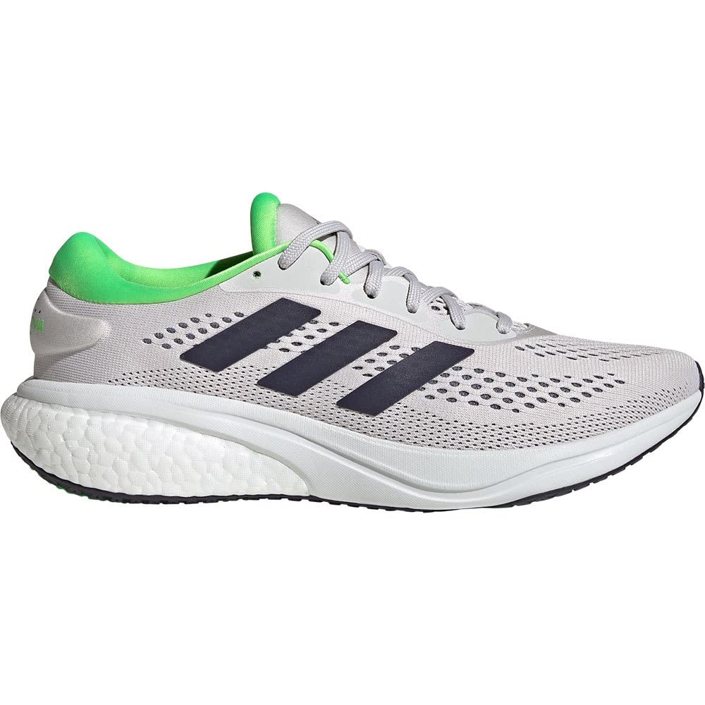 Adidas Supernova LUX95 Running Dash Green Size cm 2.0 Shoes, Gray/Shadow Navy/Solar (GW9093), 25.5