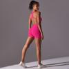 Solid Color One-piece Aerial Beauty Yoga Suit Seamless Breathable One-piece Yoga Suit