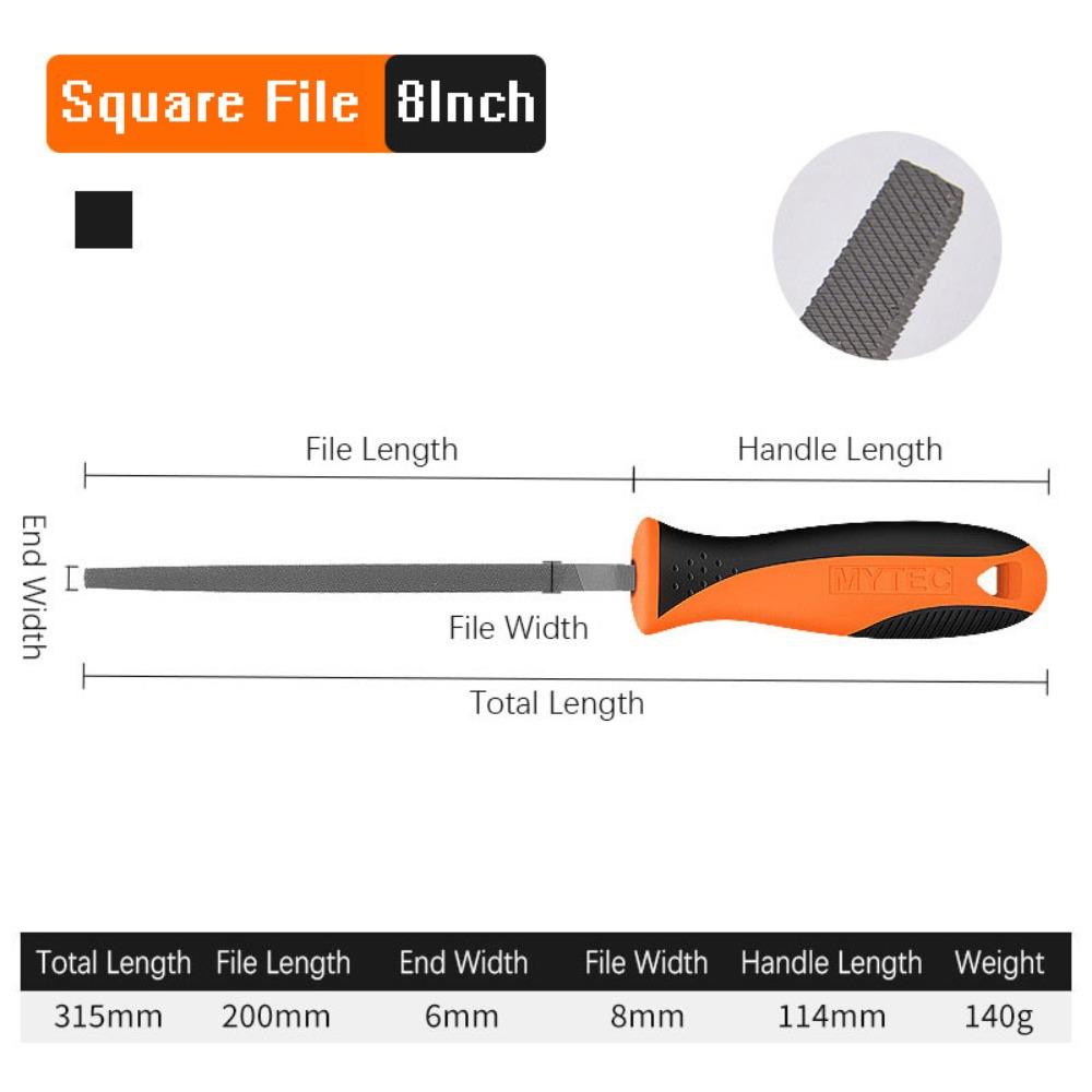 6/8 Inch Steel Files Steel Hand File Durable Saw File