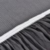 Elastischer Jacquard Sofabezug mit Schürze, Monochrom, Dick, Wohnzimmer, 1-Sitzer, 2-Sitzer, 3-Sitzer, 4-Sitzer