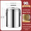 304 Stainless Steel Insulated Multi-Purpose Bucket for Beverages and Food