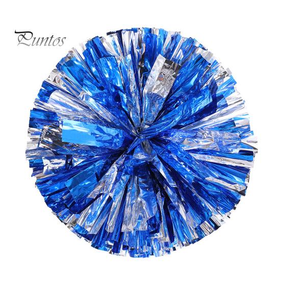 Cheerleading Bouquet Metallic Foil Hand Flowers Kids Teens Sports Team Ball Game Cheerleader Streamers Pom Poms
