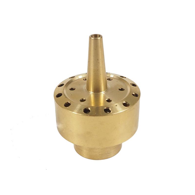 Brass Mushroom Ice Column Jet Fountain Nozzle for Pool and Rockery Landscaping