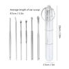 6 Pcs Stainless Steel Ear Wax Remover Widened Earwax Removal Kit Ear Cleaning Tool  Safe Cleaning